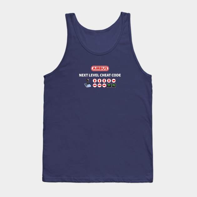 Airbus - Next Level Cheat Code Tank Top by Wykd_Life